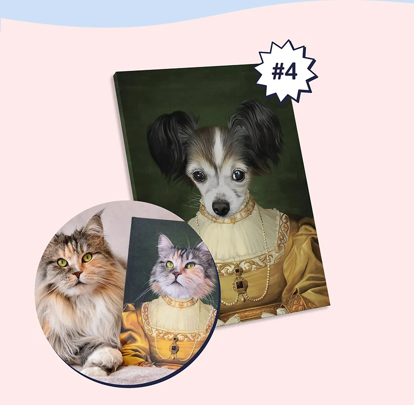 The Golden Girl Pet Portrait