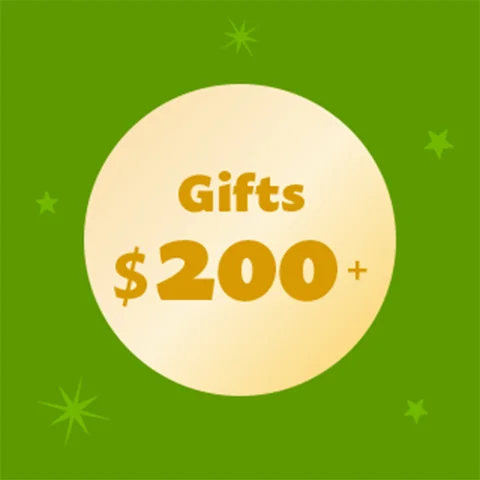 Gifts $200 +