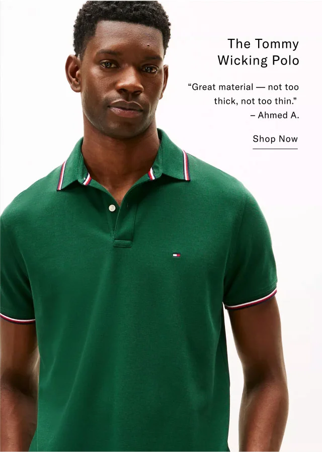 The Tommy Wicking Polo Great material not too thick, not too thin. - Ahmed A.