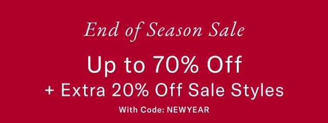 STARTS NOW  UP TO 70% OFF SALE STYLES