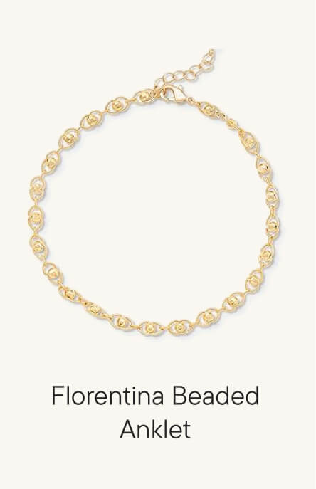 Florentina Beaded Anklet