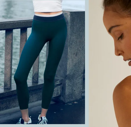 Spacedye Horizon Colorblock Midi Legging