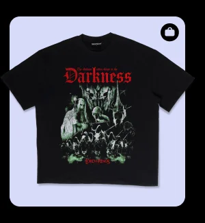 Darkness Oversized Tee