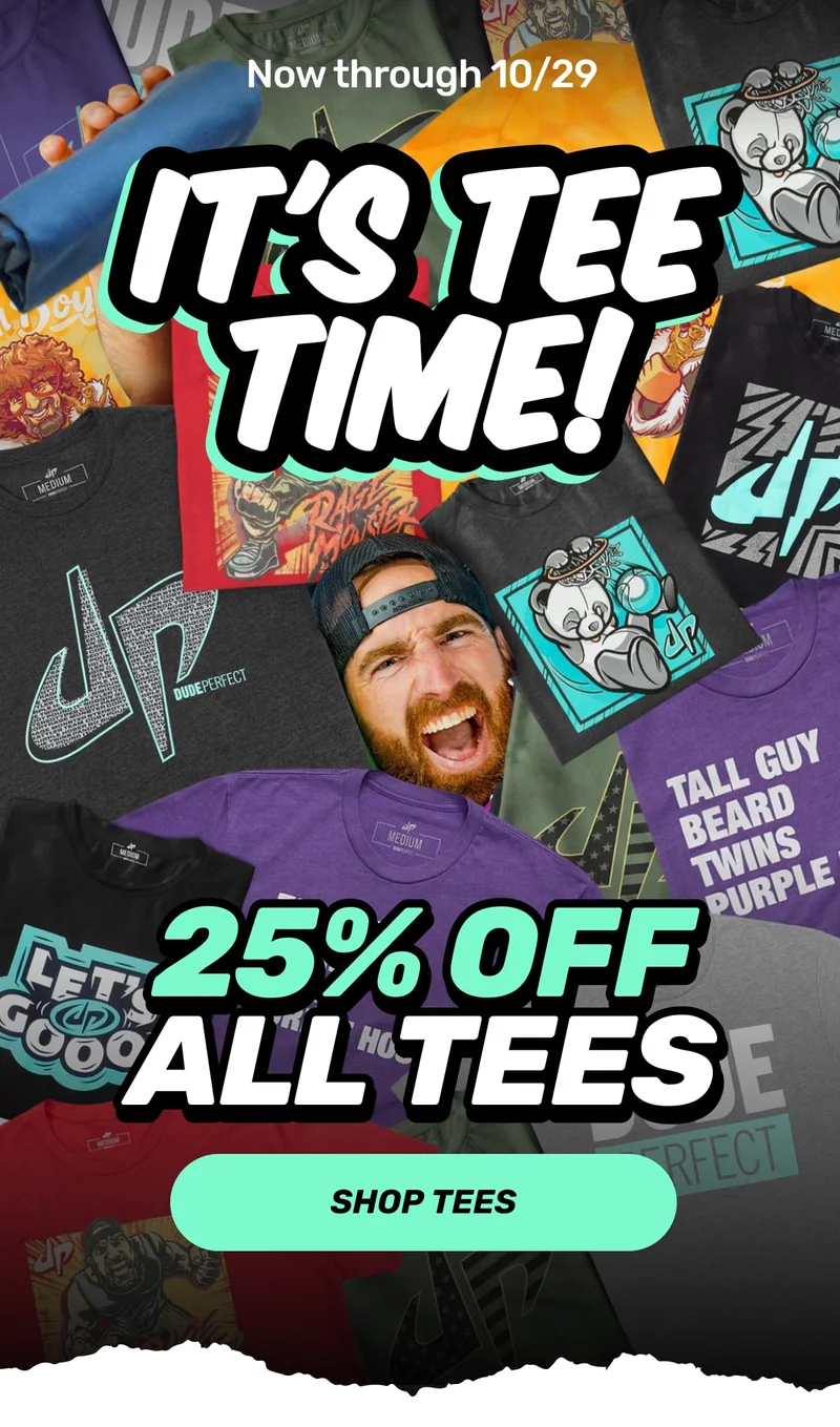 Now through 10/29 - 25% OFF ALL TEES