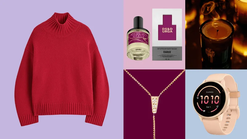 Image may contain: Clothing, Knitwear, Sweater, Accessories, Bottle, Jewelry, and Necklace Image may contain: Clothing, Knitwear, Sweater, Accessories, Bottle, Jewelry, and Necklace
