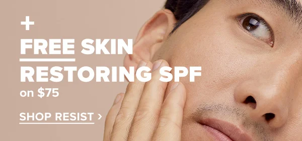 Free SPF on $75 >