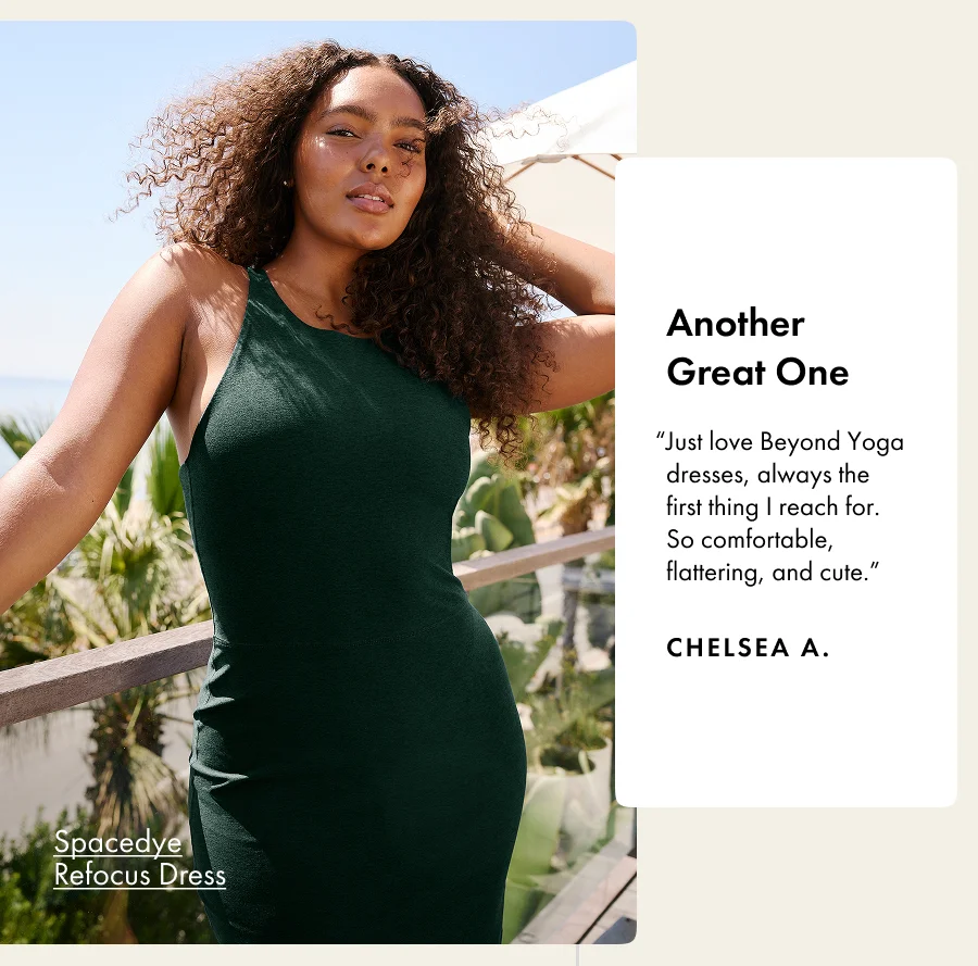 Spacedye Refocus Dress in Dark Spruce Green Heather