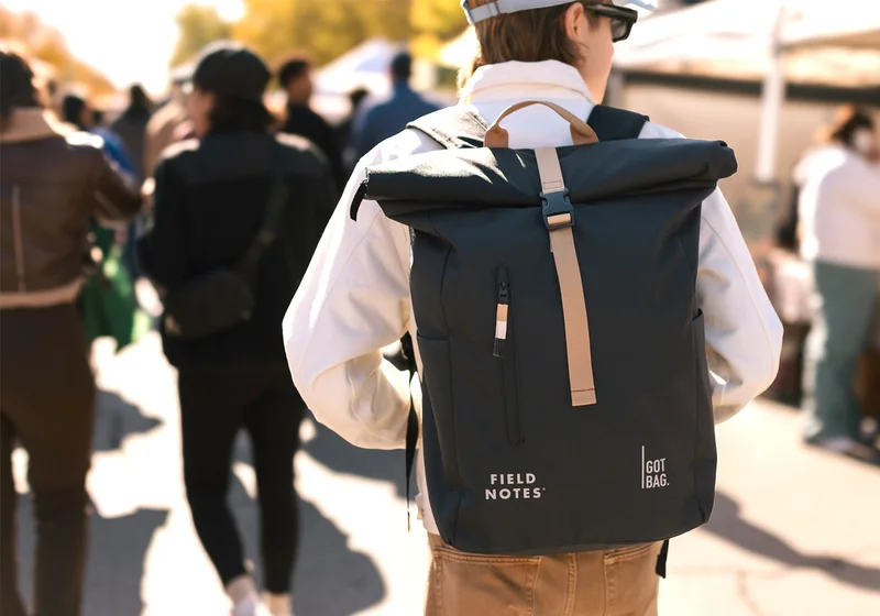 Pitch Black Rolltop Backpack
