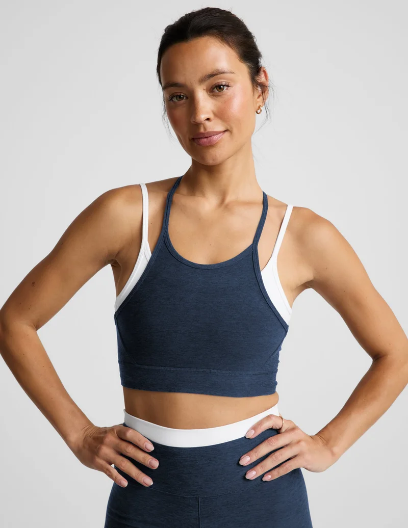 Image of Spacedye™ Layered Long Line Bra