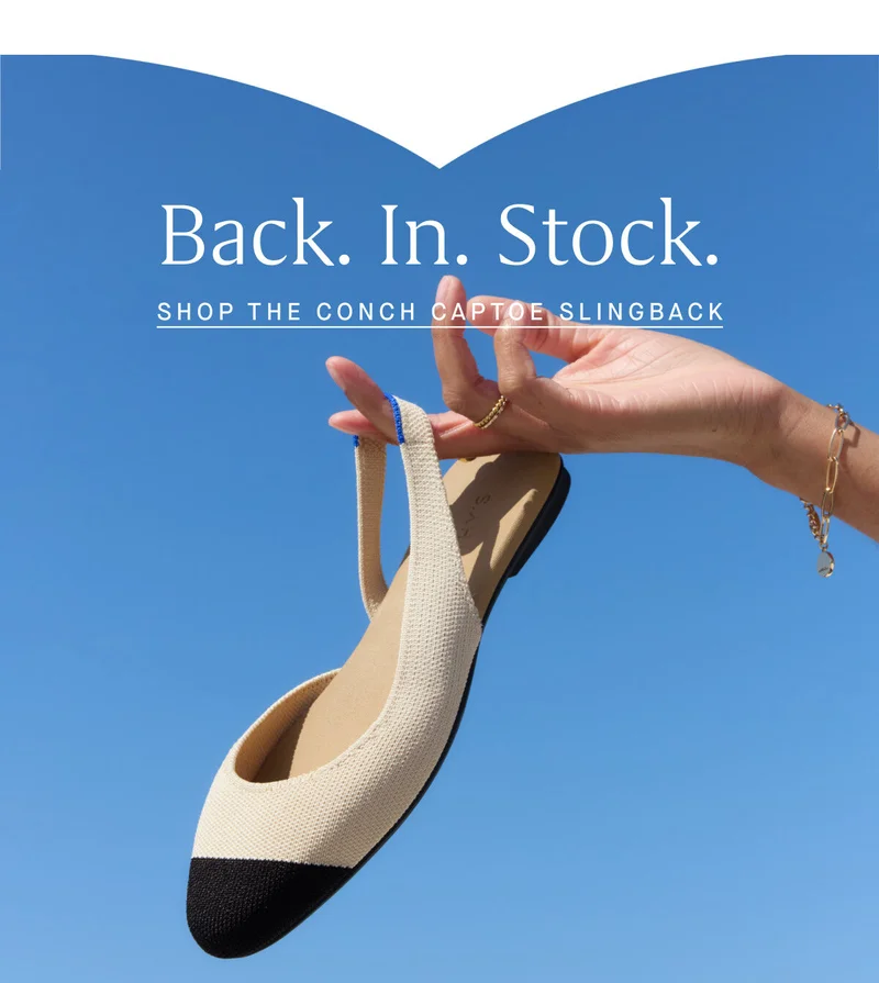 Back. In. Stock. SHOP THE CONCH CAPTOE SLINGBACK Back. In. Stock. SHOP THE CONCH CAPTOE SLINGBACK