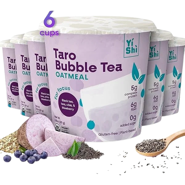 Image of Yishi Taro Bubble Tea Oatmeal (6 Pack)