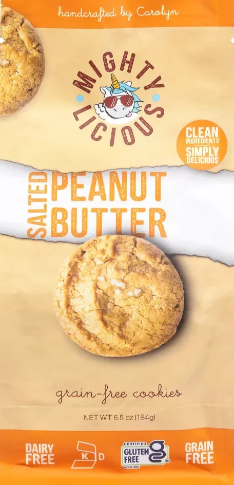 Image of Mightylicious Salted Peanut Butter Cookies