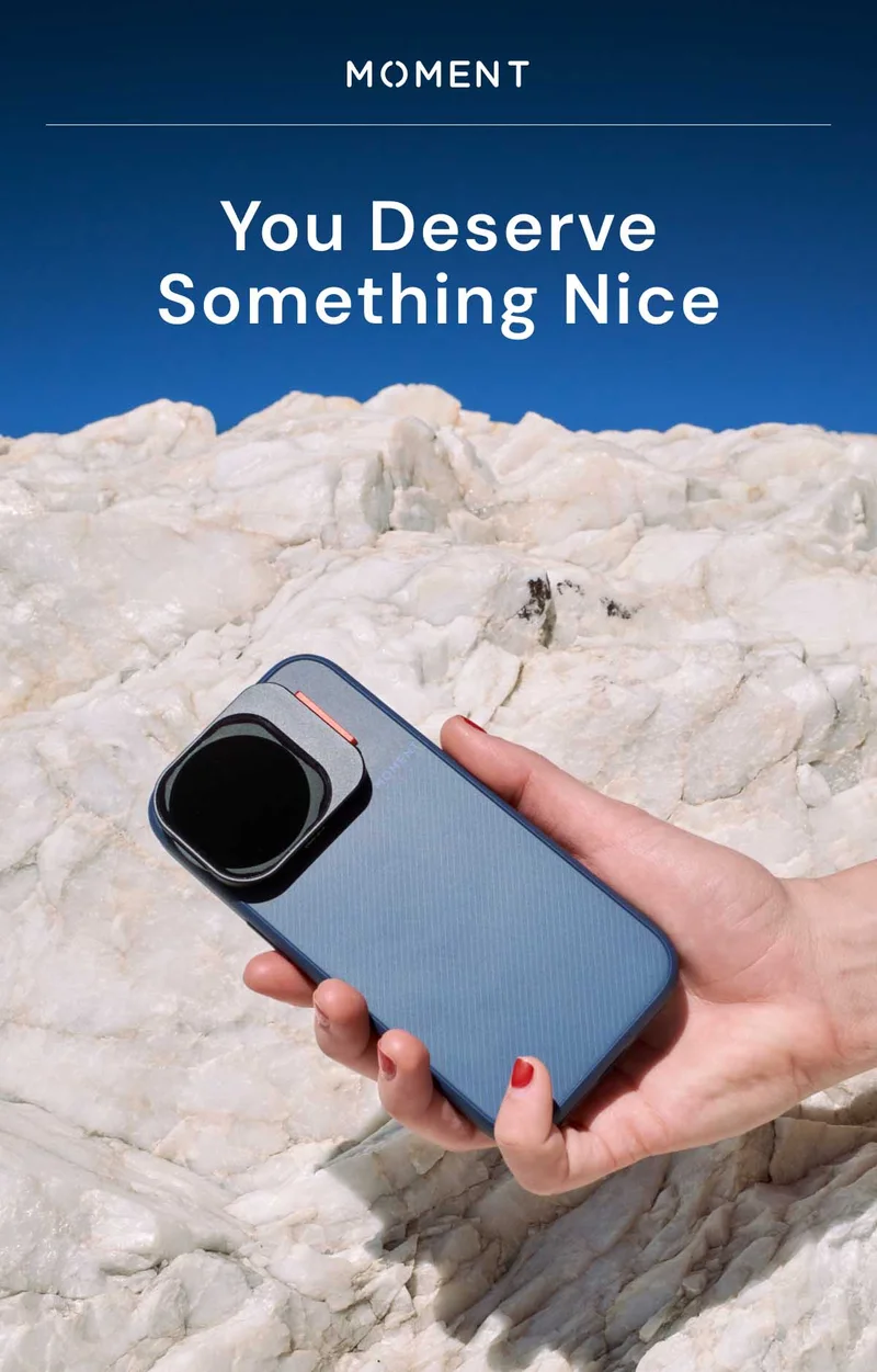 You Deserve Something Nice - Image of an iphone with a QuickLock VND Filter