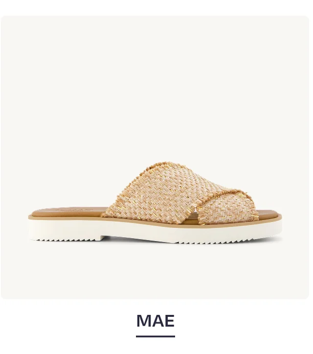 Mae Crossover Slide Sandal