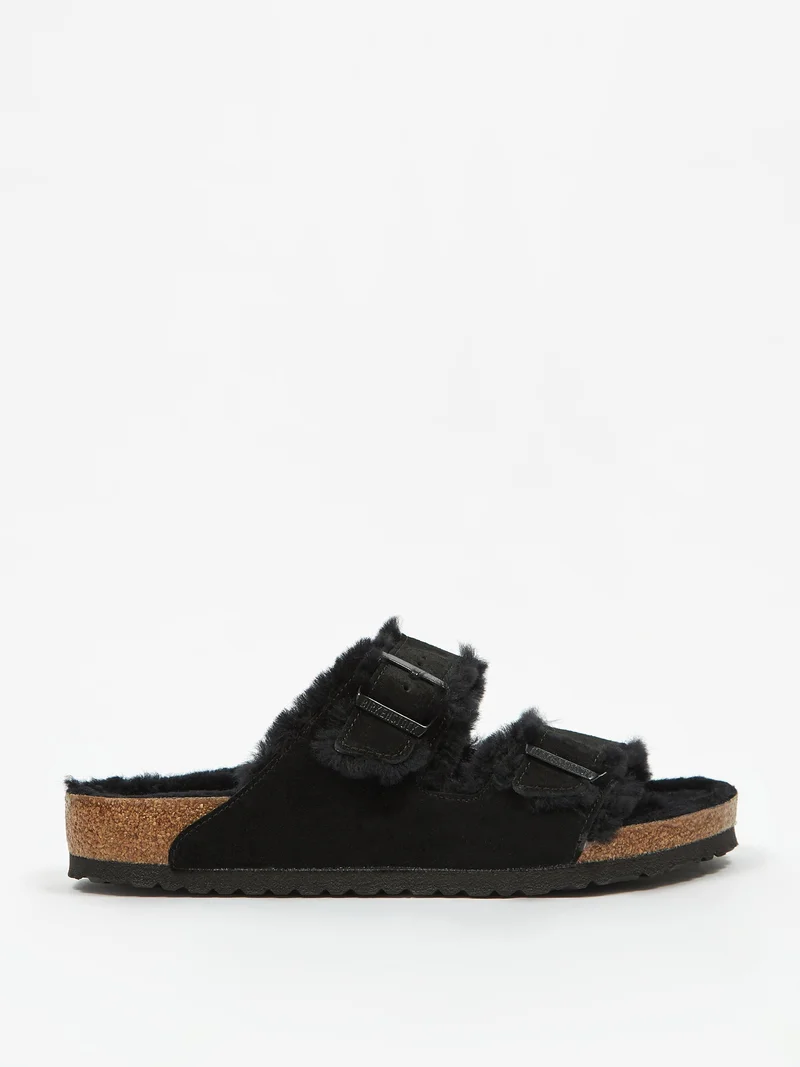 Image of Birkenstock Arizona Fur - Black