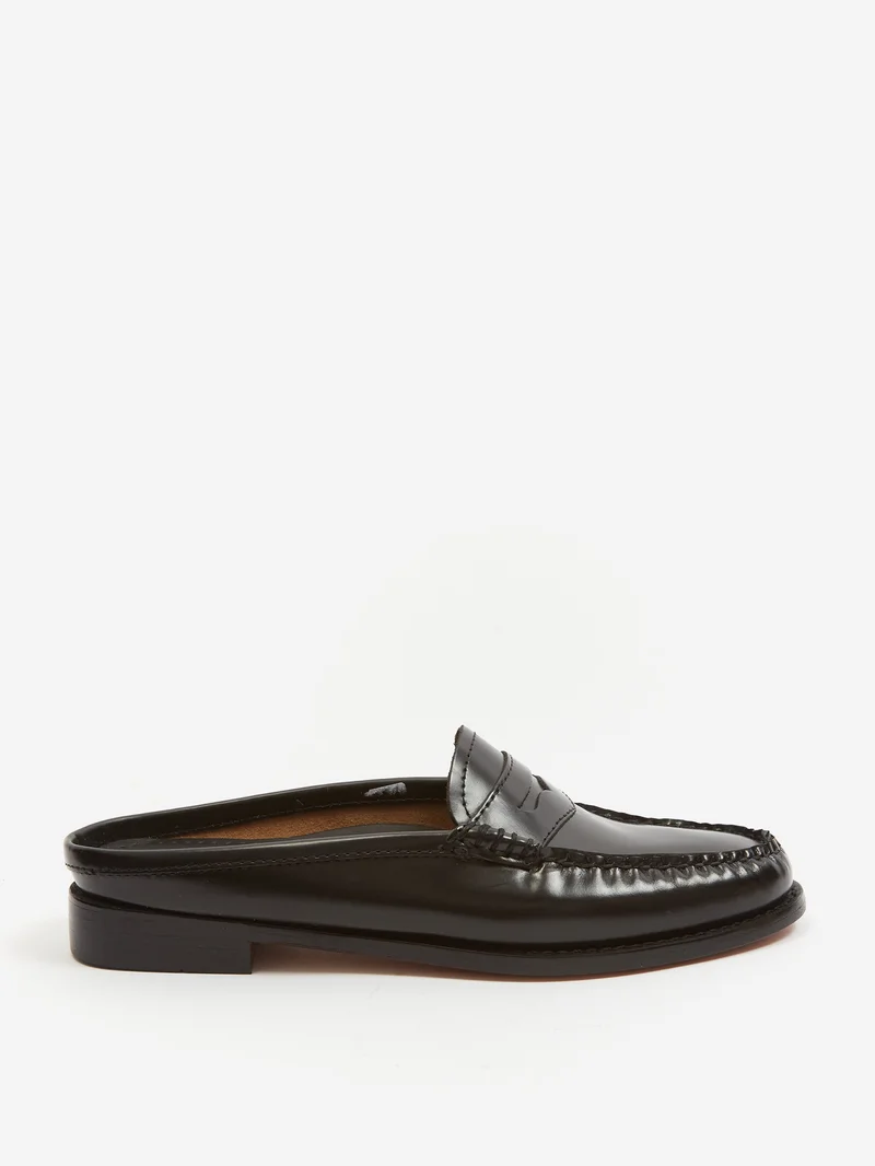 Image of G.H. Bass Weejuns Larson Penny Slides - Black