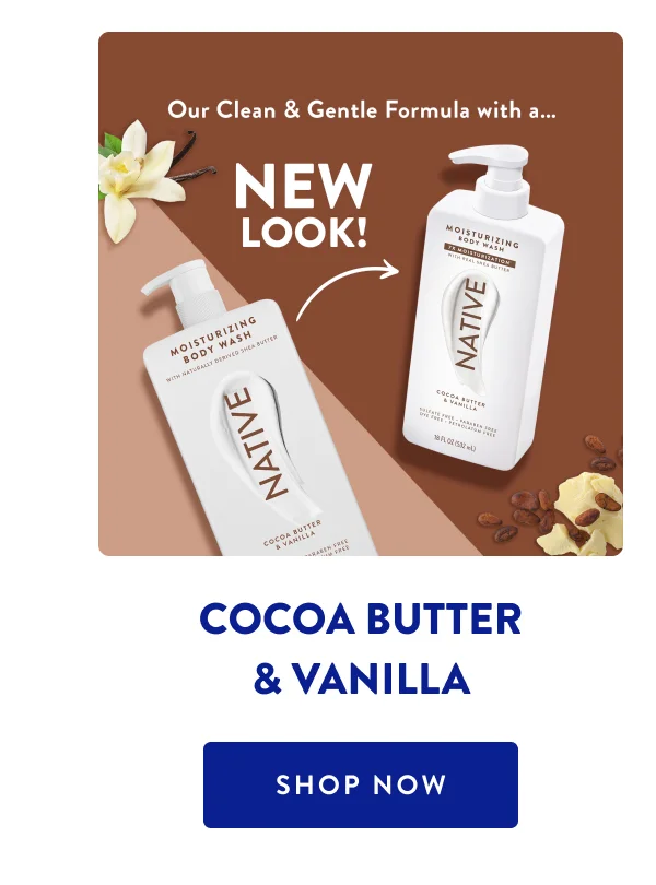 COCOA BUTTER & VANILLA | SHOP NOW