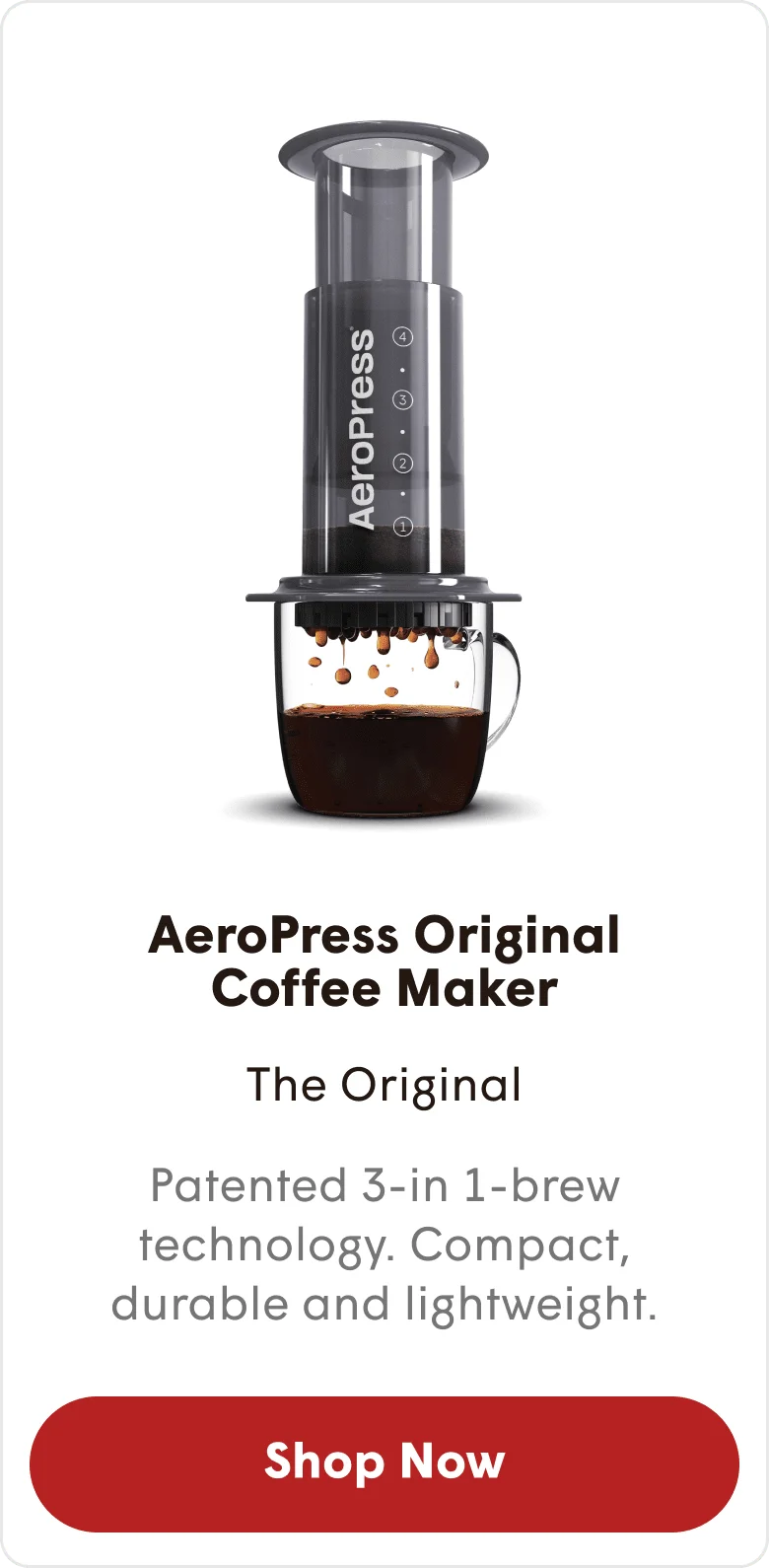 AeroPress Original Coffee Maker - Shop Now