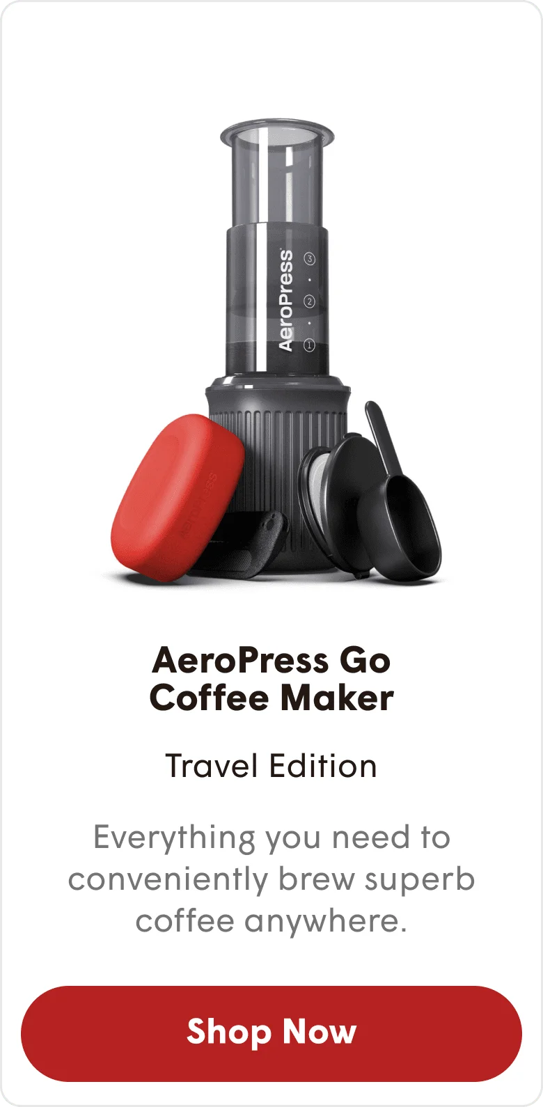 AeroPress Go Coffee Maker - Shop Now