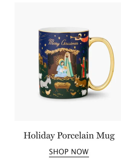Holiday Porcelain Mug