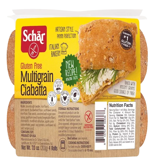 Image of Schar Multigrain Ciabatta Rolls