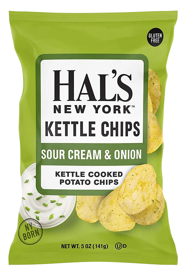 Image of Hal's New York Sour Cream & Onion Kettle Chips