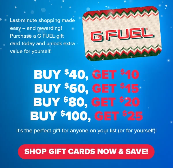 SHOP GIFT CARDS NOW & SAVE!
