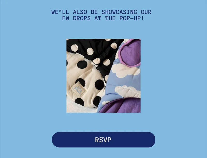 We'll also be showcasing our FW drops at the pop-up!