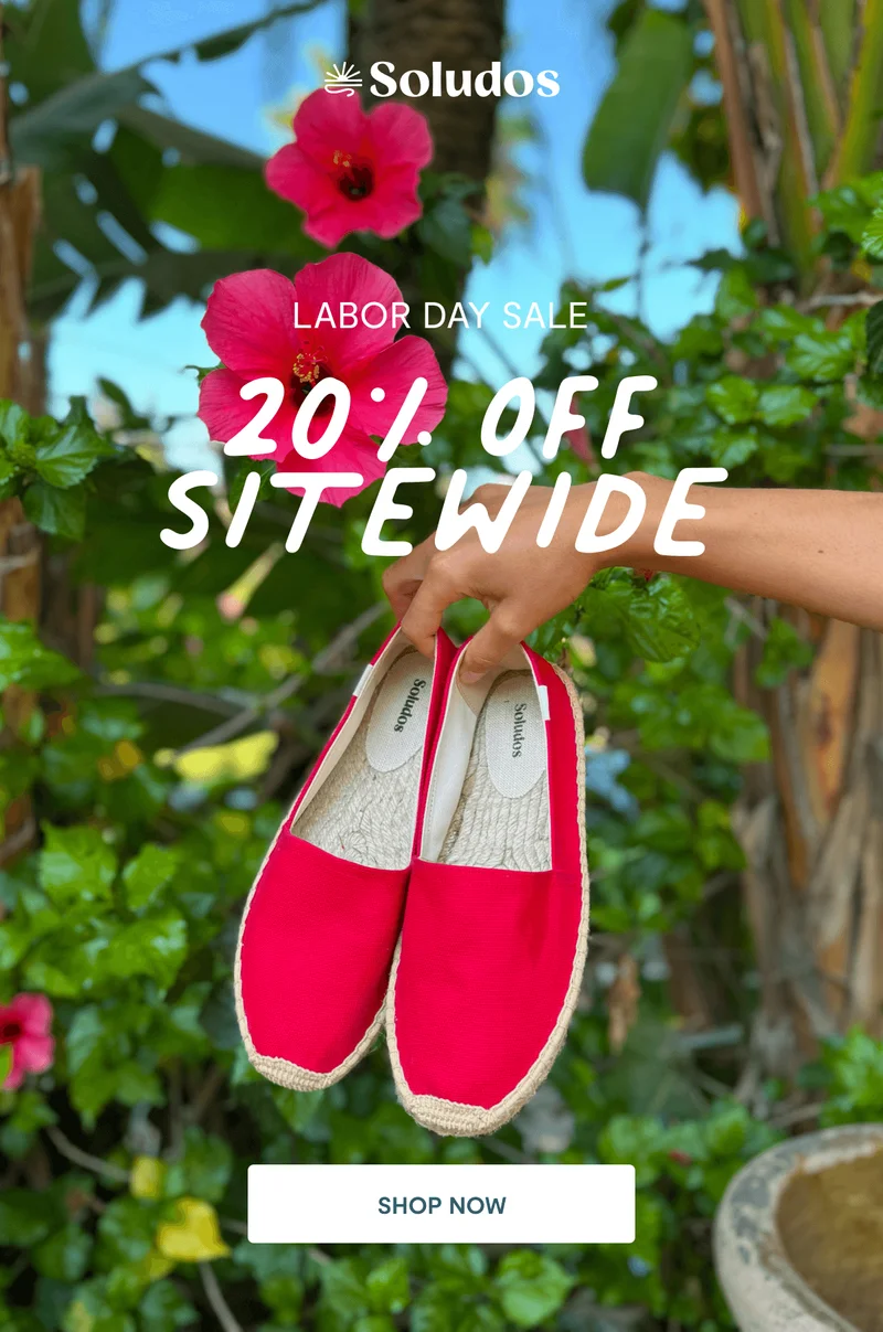 20% Off Sitewide Labor Day Sale