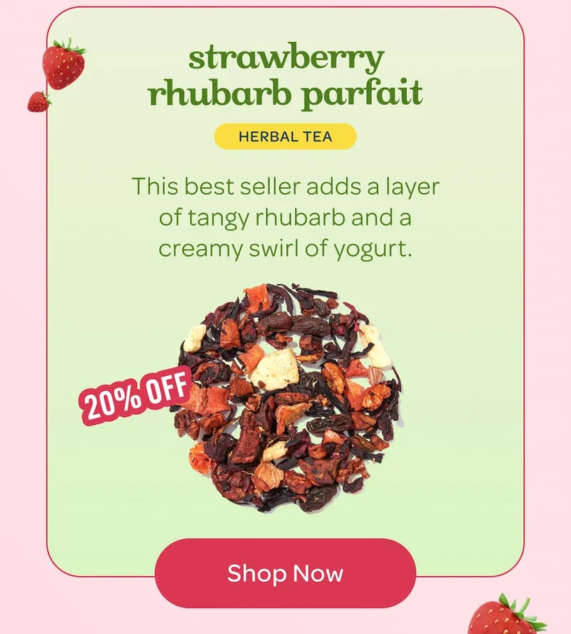 strawberry rhubarb parfait