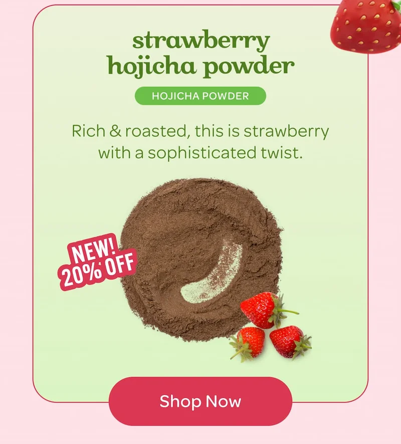 Strawberry Hojicha Powder