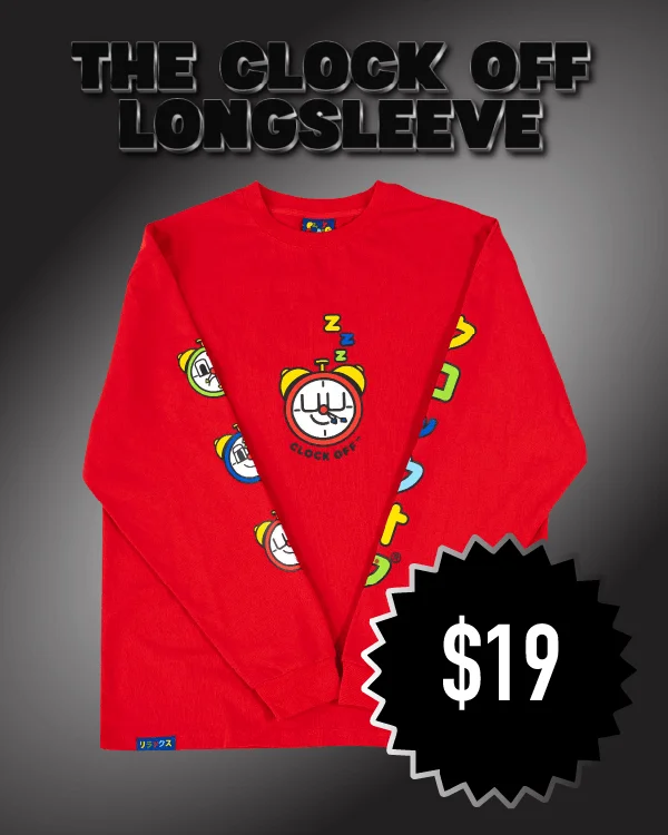 the clock off longsleeve