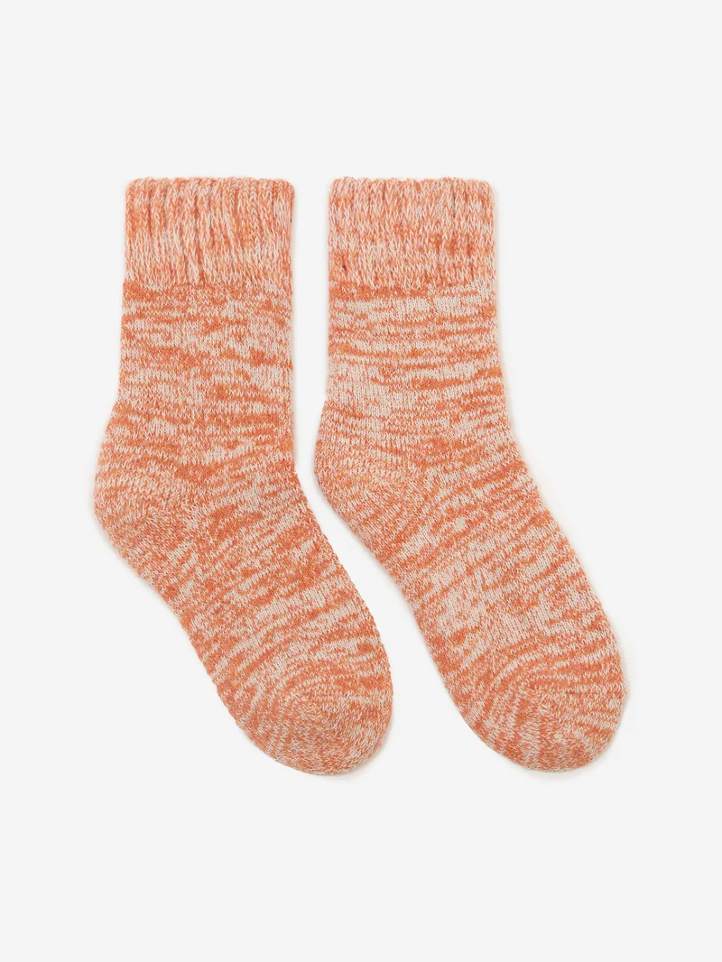 Image of Goodhood Worldwide Space Dye Socks - Orange/White