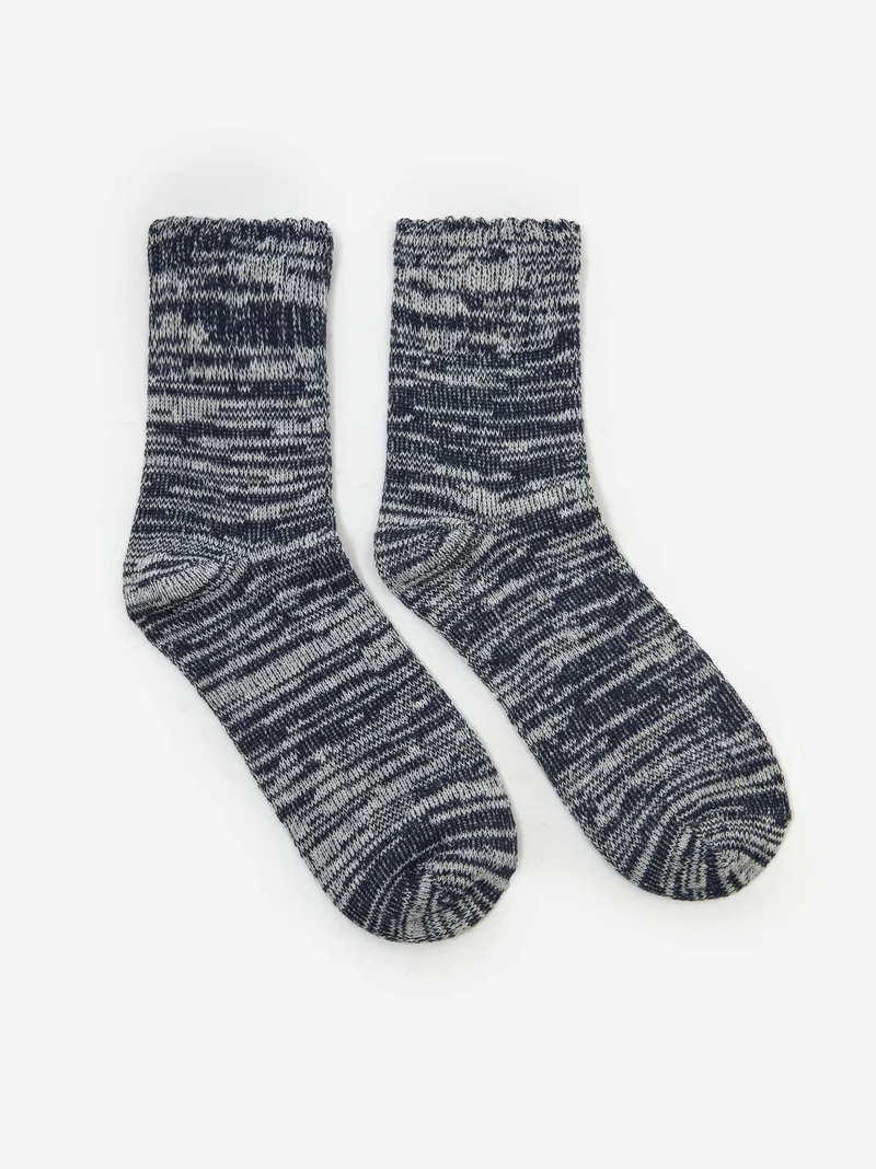Image of Goodhood Worldwide Space Dye Socks - Black/White