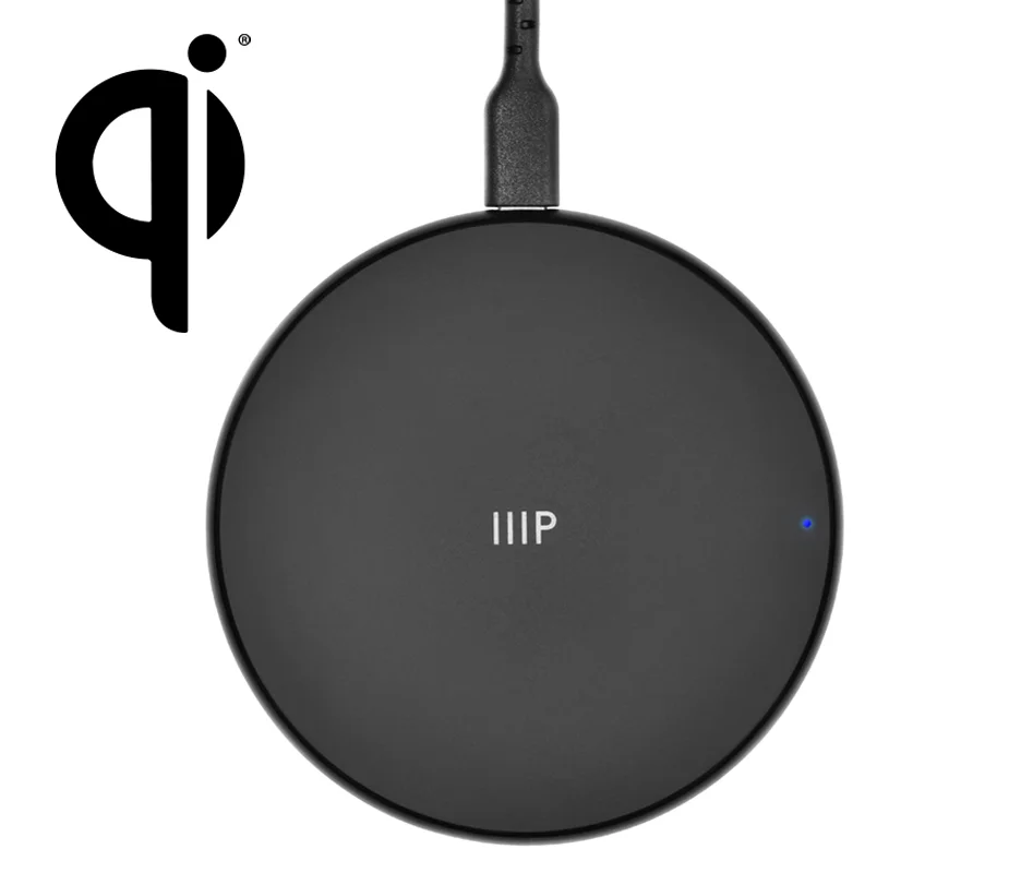 Back In Stock 15W Fast Wireless Charging Pad Bundle Qi-Certified with QC3.0 AC Adapter Free Standard US Shipping Shop Now >>