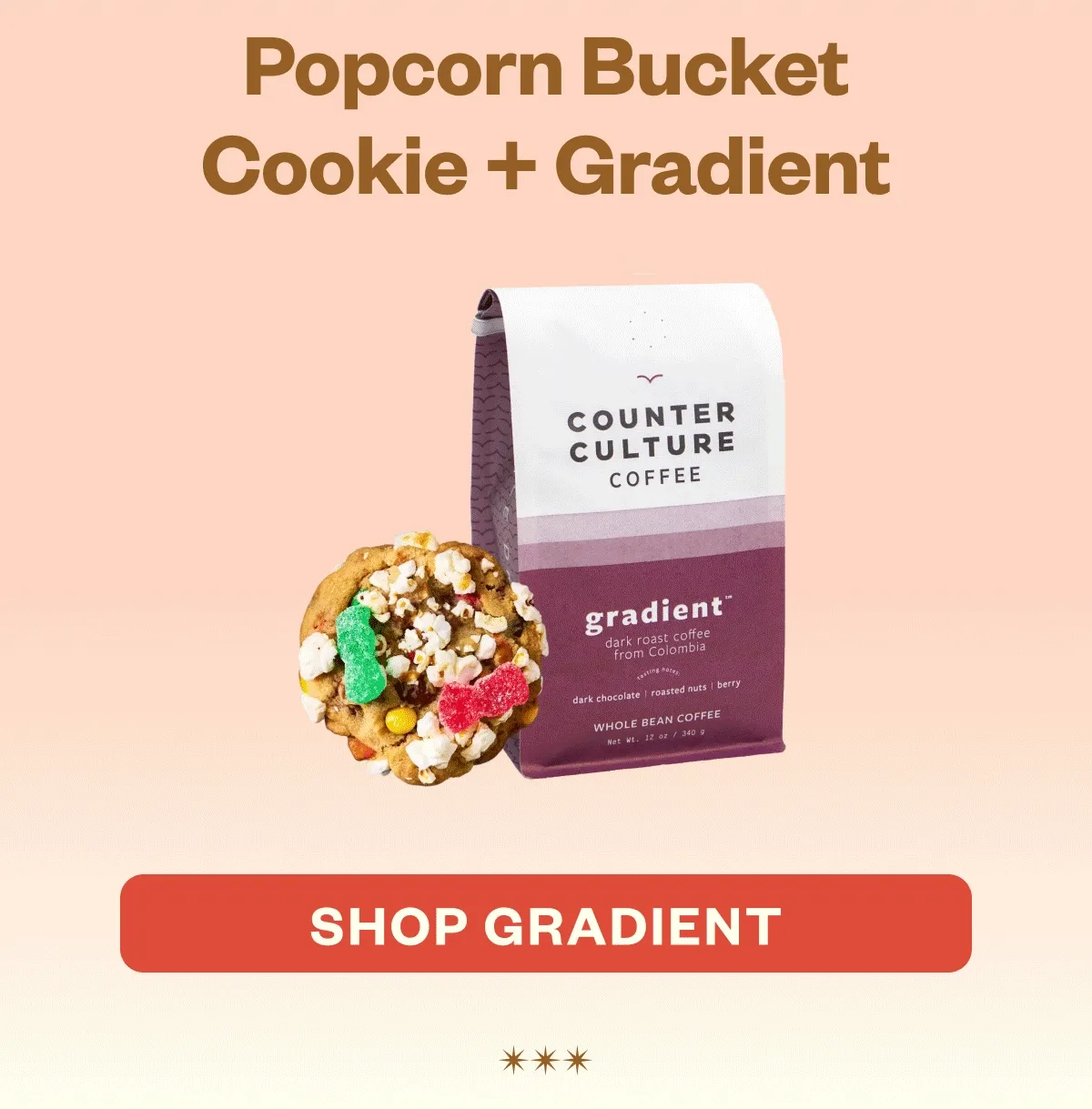 Popcorn Bucket Cookie + Gradient SHOP GRADINET