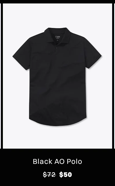 Black AO Polo