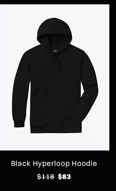 Black Hyperloop Hoodie