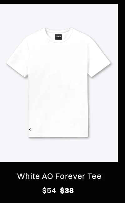 White AO Forever Tee