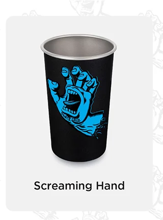 16oz Pint - Santa Cruz Screaming Hand