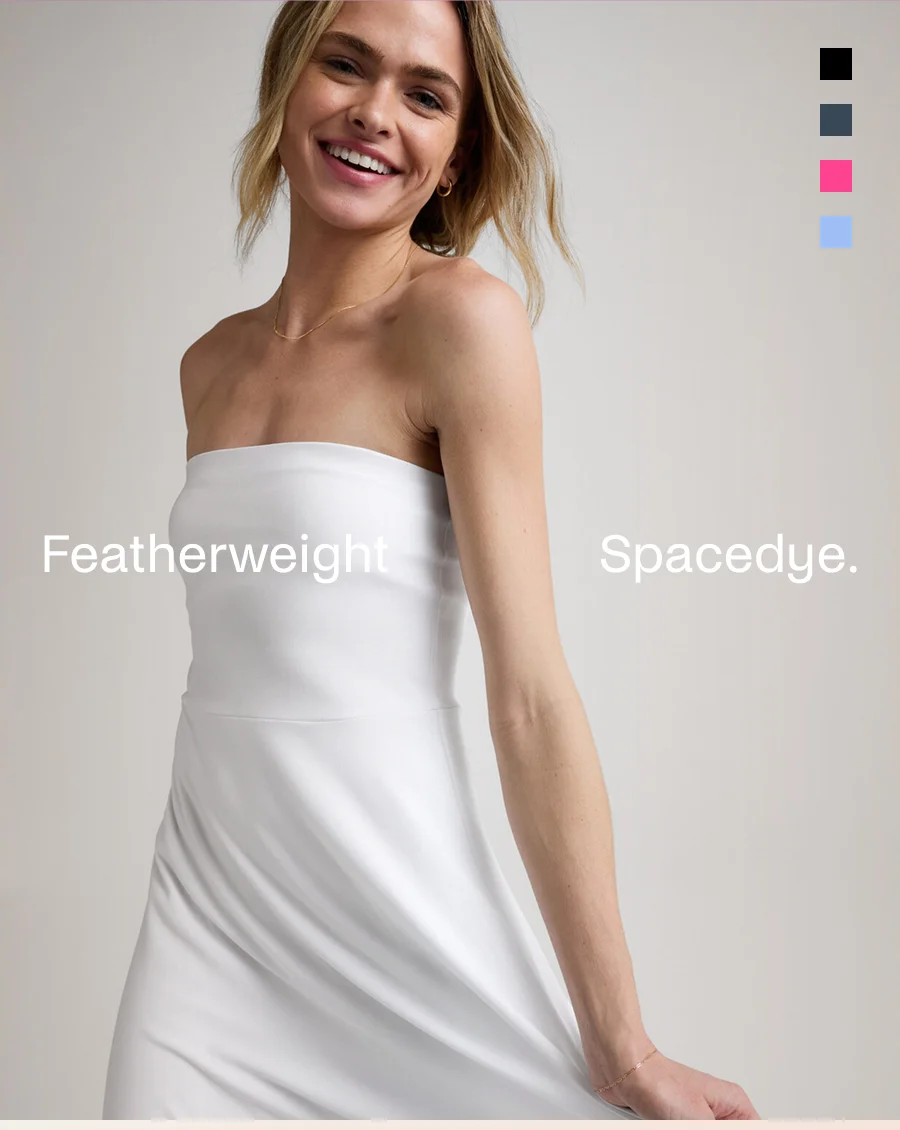 Featherweight Strapless Maxi Dress in Cloud White