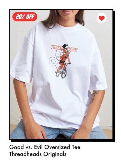 Good Vs Evil Oversized Tee