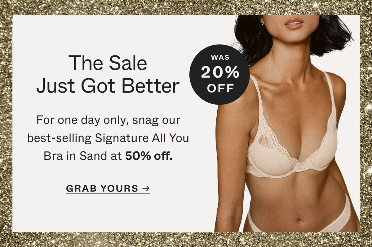 The Sale Just Got Better
