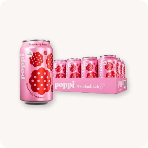 Poppi Raspberry Rose Pack of 12