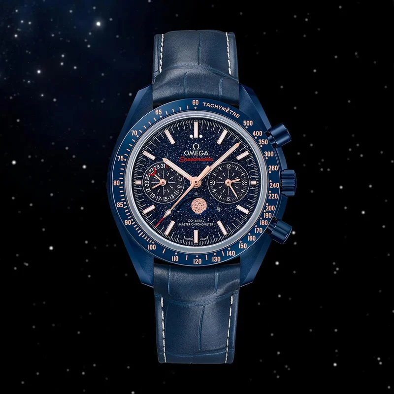 Speedmaster Moonphase with aventurine dial