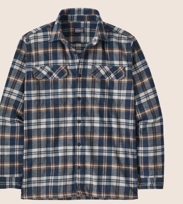 Men's Insulated Organic Cotton Midweight Fjord Flannel Shirt