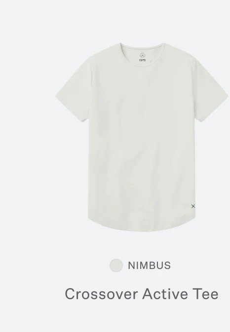 Crossover Active Tee - Nimbus