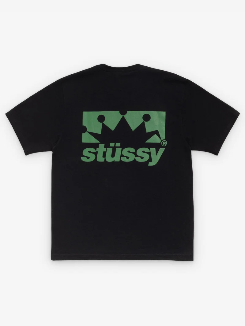 Image of Stussy Box Crown Tee - Black