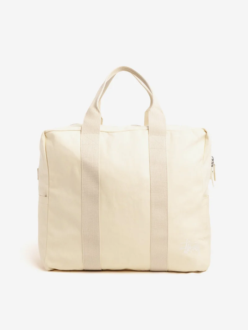 Image of Stussy Canvas Flight Bag - Natural