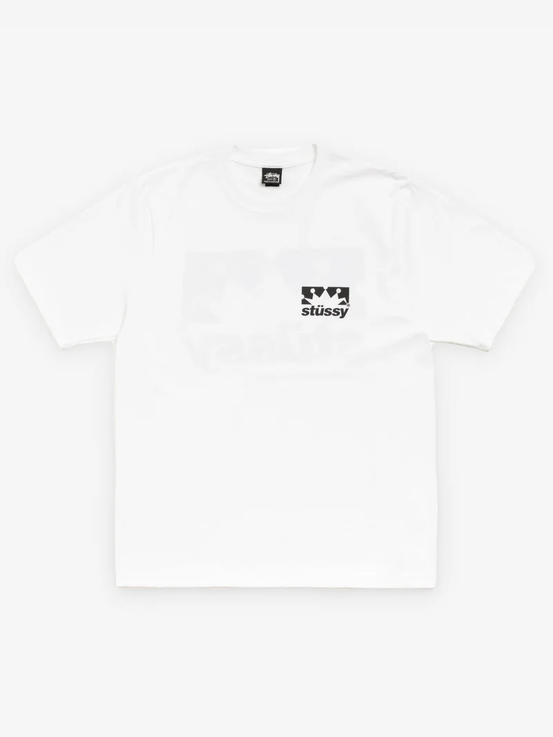 Image of Stussy Box Crown Tee - White